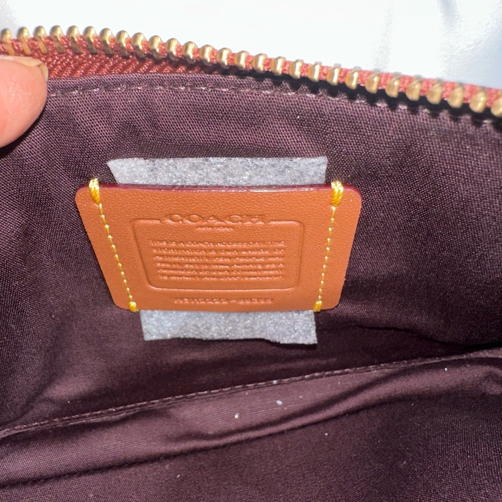 Coach Brown Crossbody Bag with Signature Monogram - Picture 4 of 7